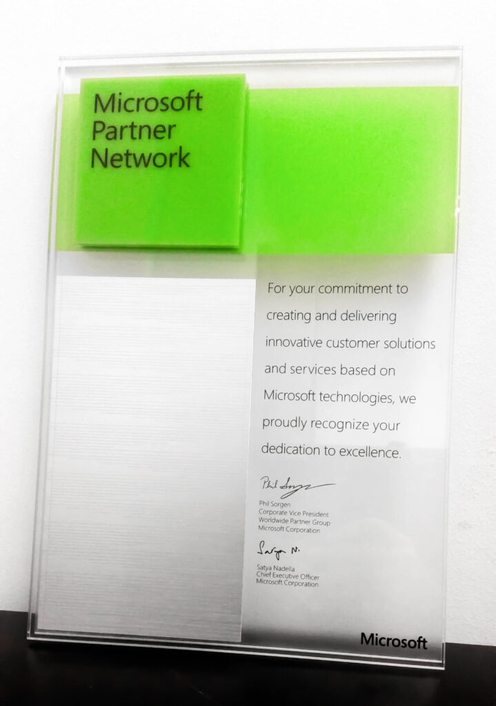 Microsoft partner network