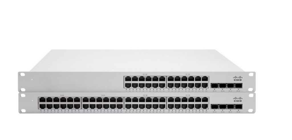 Cisco Meraki MS – przełączniki warstwy 2 i 3