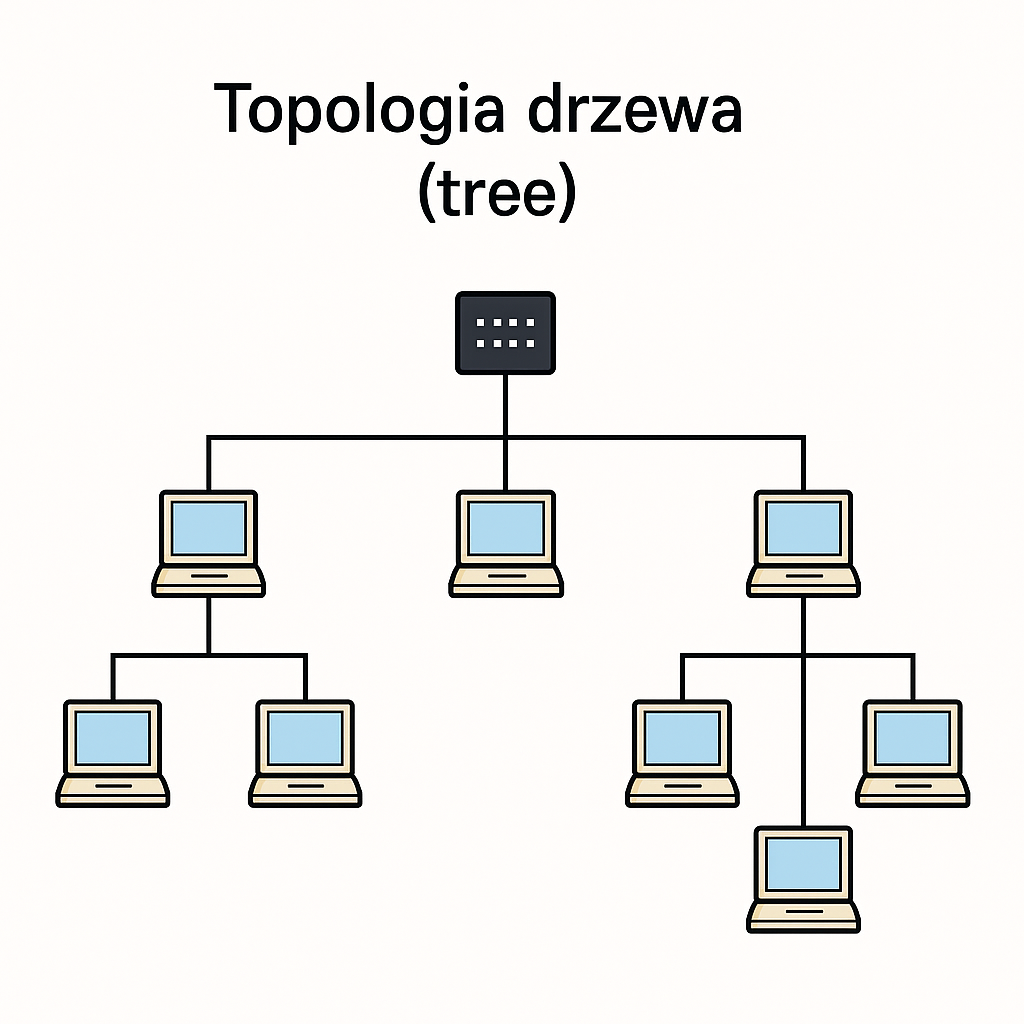 topologia sieci - drzewo