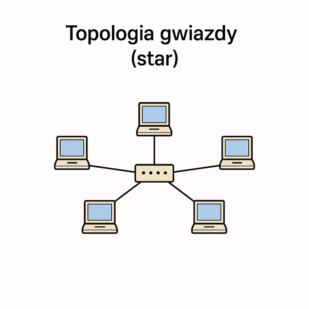 topologia sieci - gwiazda