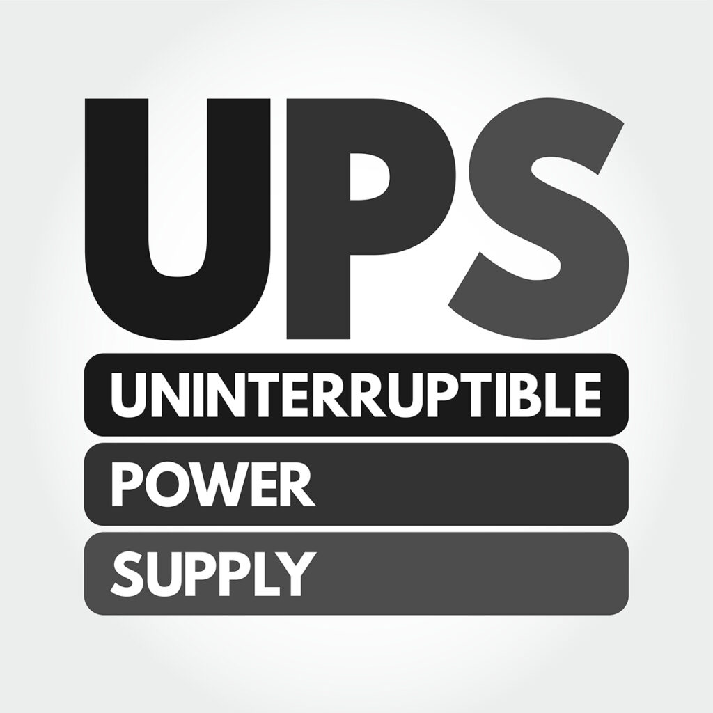 UPS - system zasilania gwarantowanego
