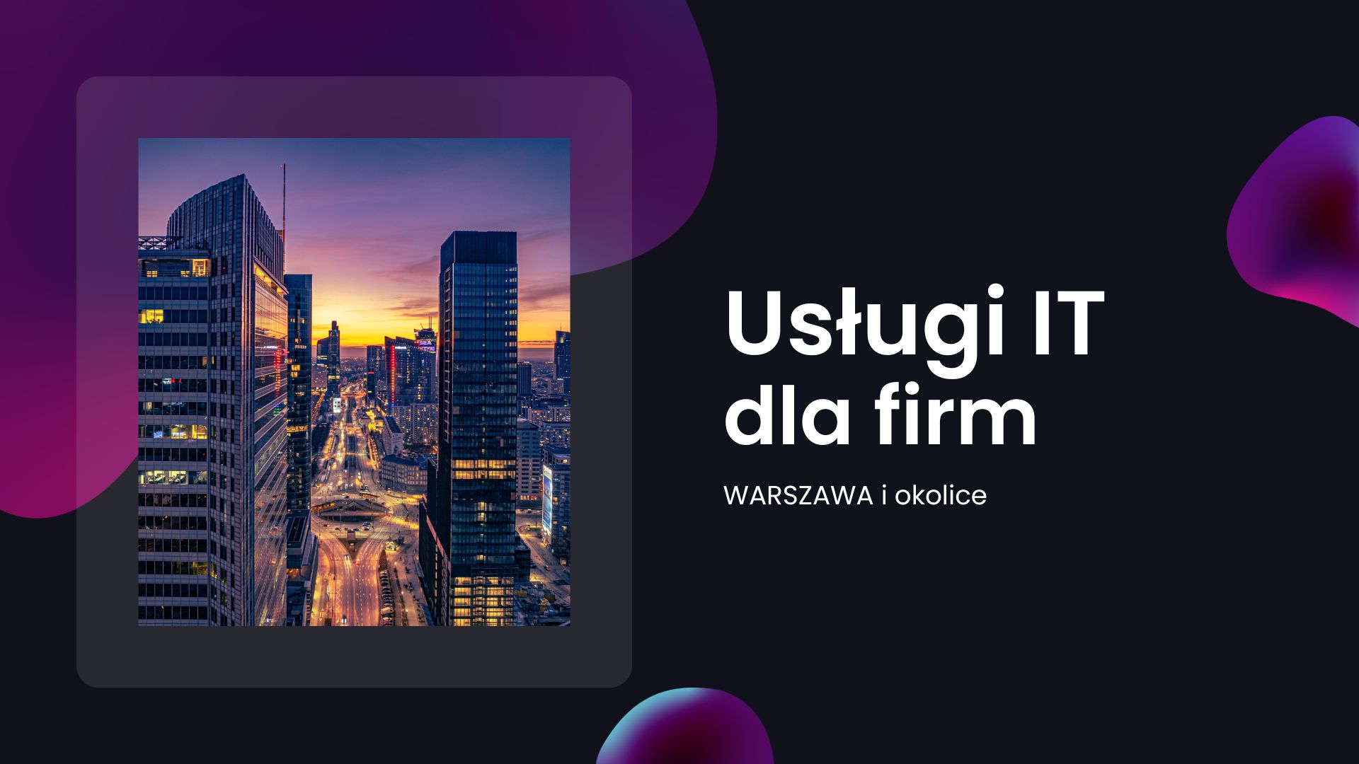 Usługi IT dla firm Warszawa