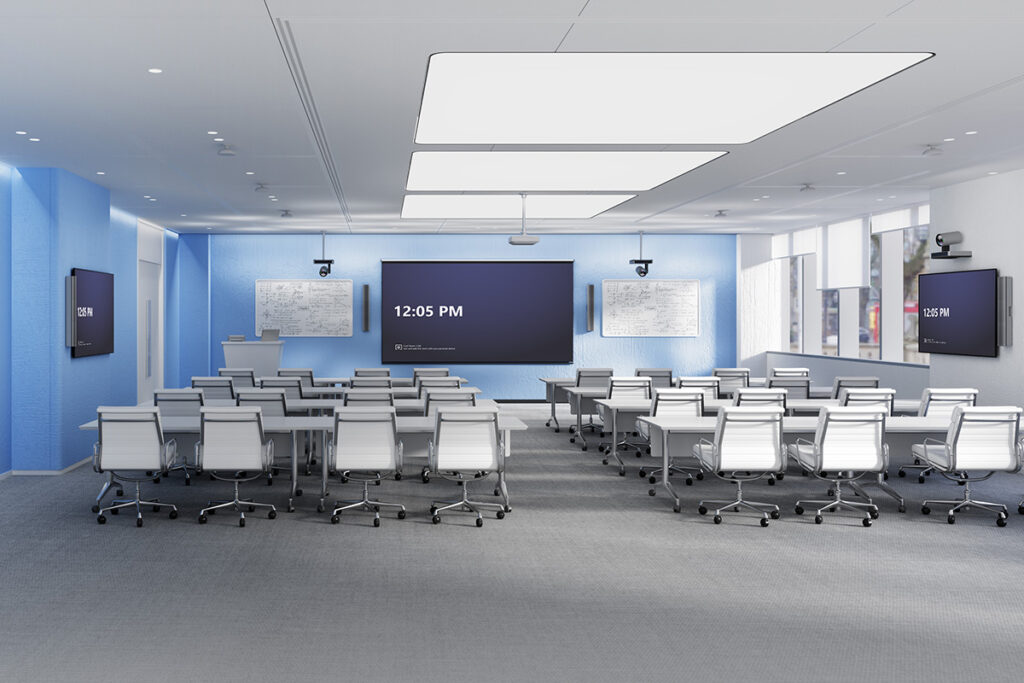 Jak dobrać system wideokonferencyjny do sali - duża sala